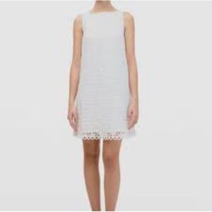 Kate Spade Ivory Lace-Trimmed Dress